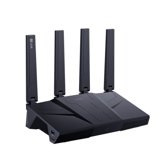 Flint 3 (GL-BE9300) tri-band Wi-Fi 7 home router